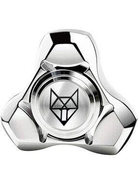 Premium Metal Fidget Spinner - Heavy Silent Stainless Steel Desk Toy for Stress